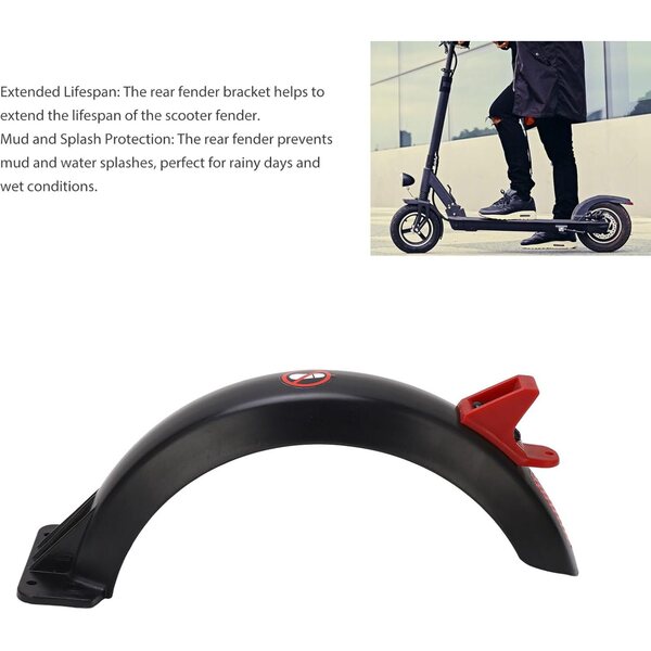 Stylebest roter hinterer Kotflügel für Gotrax GXL V2 Elektroroller mit Gewehr