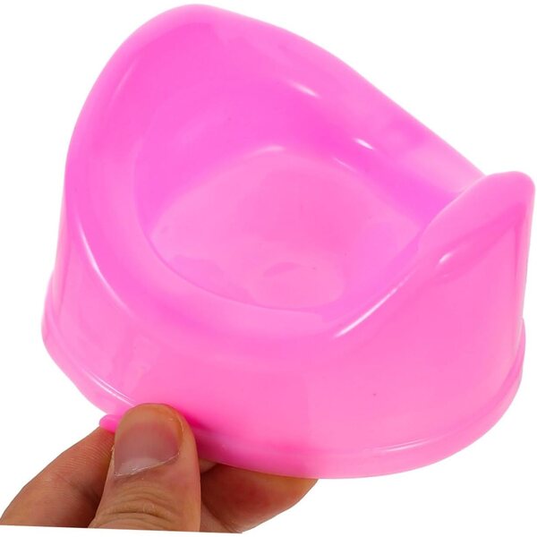 Set 16 Mini Toilette Rosa per Casa delle Bambole - Accessori Bagno Realistici Vaguelly