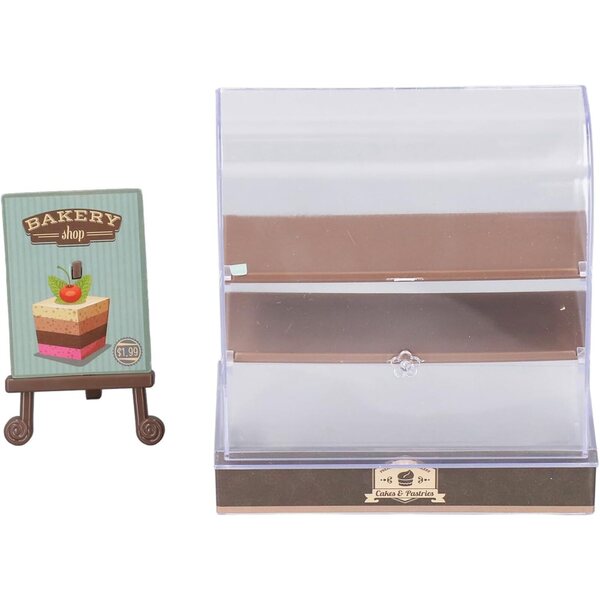 Armadio per Torte 1:12 per Casa delle Bambole in Plastica Ecologica - Design Realistico