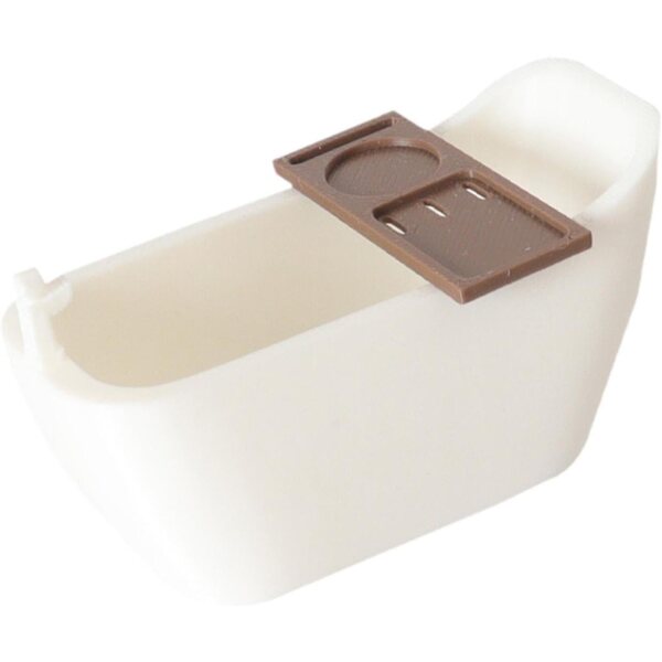 Vasca da bagno miniatura casa delle bambole con vassoio in PLA 8x3,7x4,2 cm