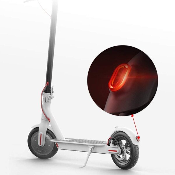 Feu Arrière Rouge Vif für Elektroroller M365 – Stoppsicherheit und ABS-Widerstand