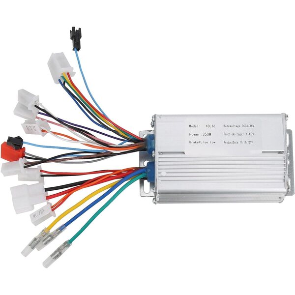 8" 48V 350W Elektroroller-Umrüstsatz mit bürstenlosem Motor und LCD-Beschleuniger