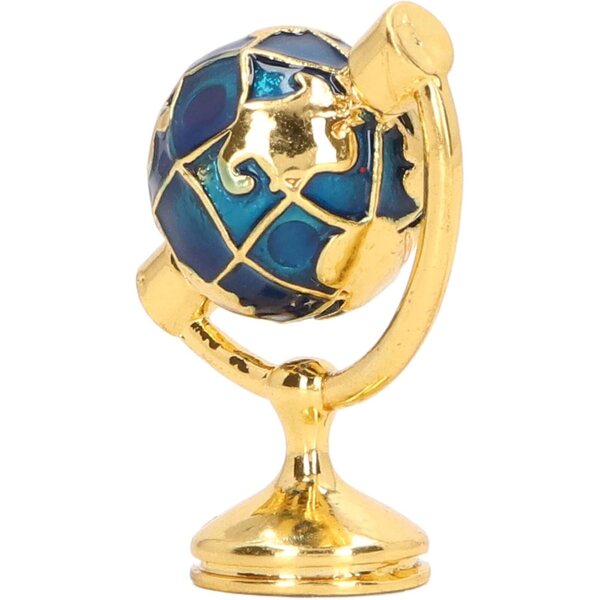 Generic Globo Mondiale in Miniatura 1:12 in Metallo per Casa delle Bambole Decorazione Realistica
