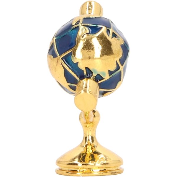 Generic Globo Mondiale in Miniatura 1:12 in Metallo per Casa delle Bambole Decorazione Realistica