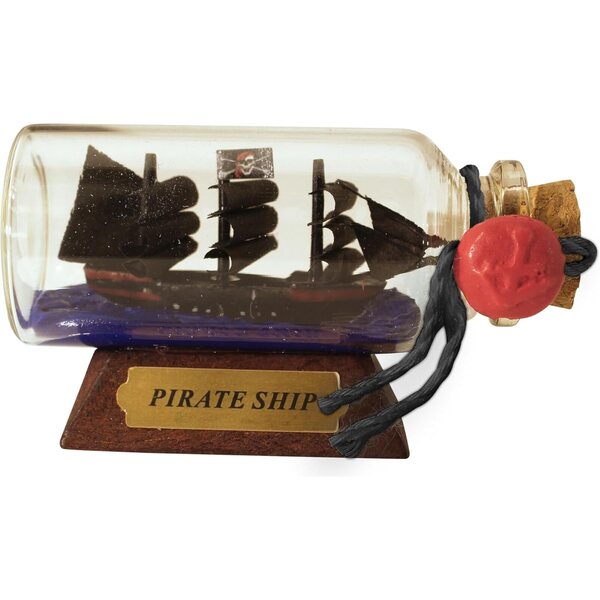 Bateau a Bottiglia Pirata Sea-Club 6 cm - Decorazione Marinara Originale