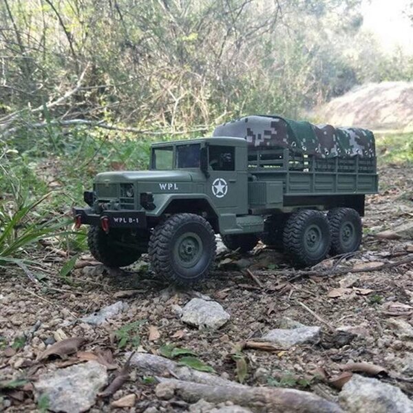 ZEZEFUFU 1/16 RC-Truck-Oberteil aus hochwertigem, militärischem Tarn-Canvas