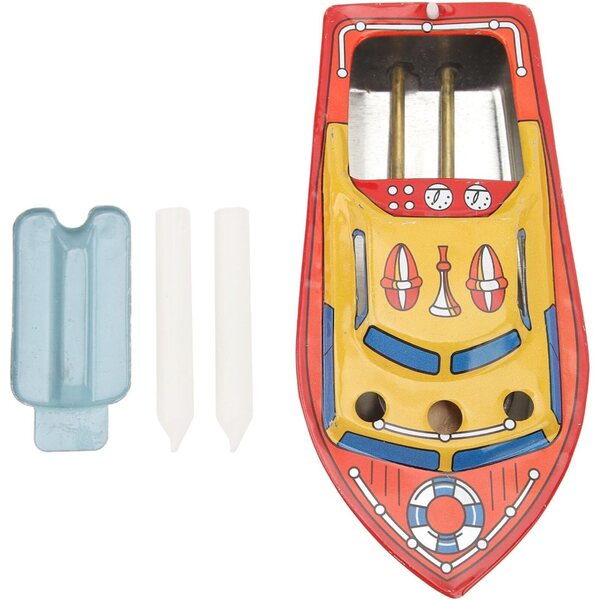 Alomejor Retro nostalgischer Bootskerzenhalter aus Eisen, handgefertigte Vintage-Dekoration