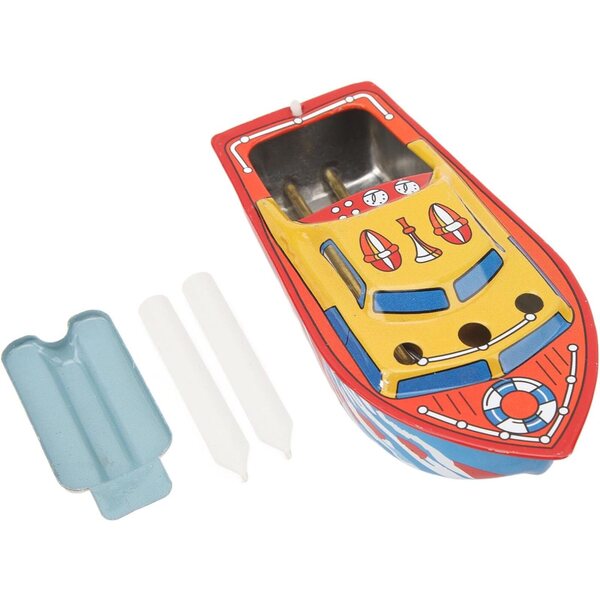 Alomejor Retro nostalgischer Bootskerzenhalter aus Eisen, handgefertigte Vintage-Dekoration