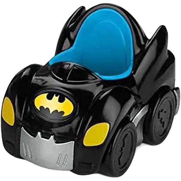 Schwarz-blaues Batmobil als Ersatz für Fisher-Price Little People Batcave DC Superfriends