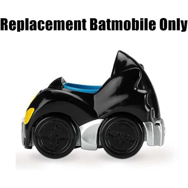 Schwarz-blaues Batmobil als Ersatz für Fisher-Price Little People Batcave DC Superfriends