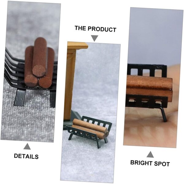 VICASKY Mini Mobili in Legno per Casa delle Bambole Realistici e Resistenti