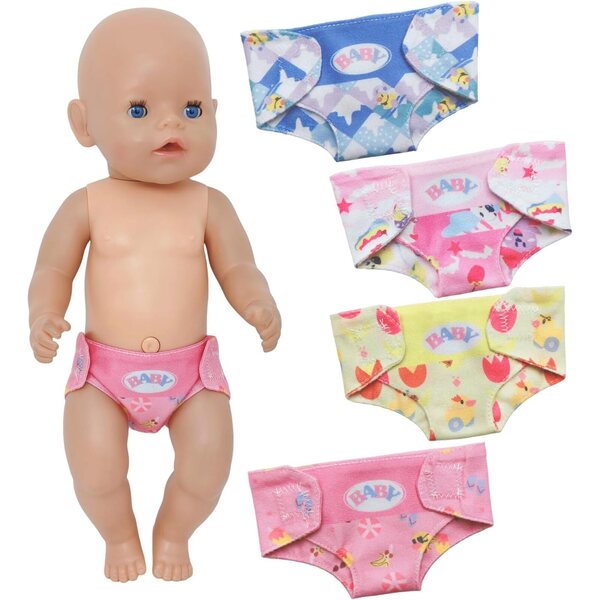 Set mit 4 Windeln für Orizzhic-Puppen – perfektes Zubehör zum Spielen