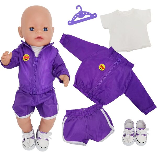Abbigliamento Viola per Bambole – Vestito Elegante e Colorato