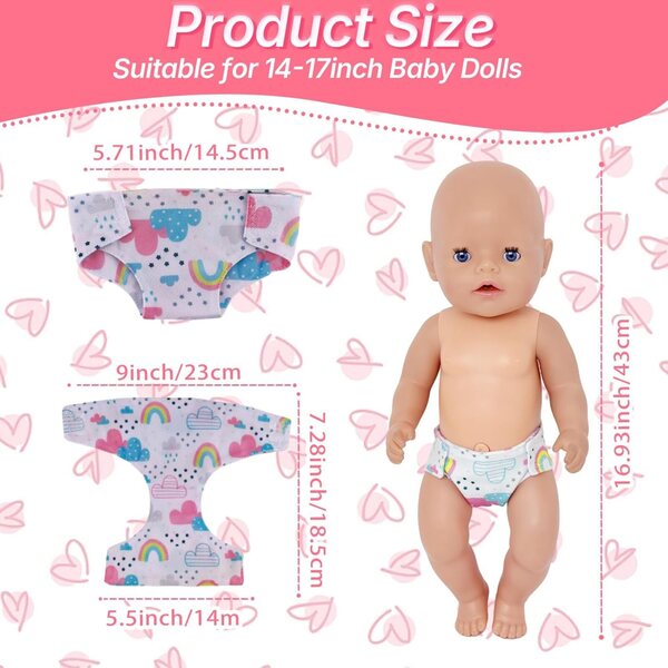 Abbigliamento e Pannolini per Bambole Xerteam – Set Completo e Morbido