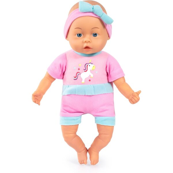 35 cm großes Puppenset für Neugeborene mit Autositz und weichem Körper von Bayer Design