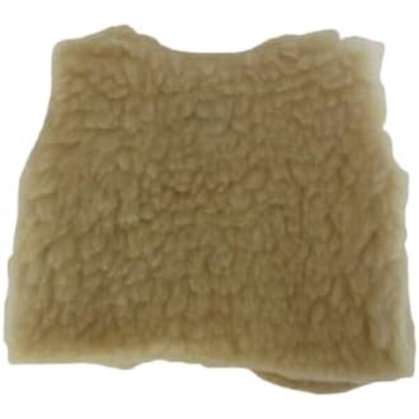 Gilet di Pelliccia Sintetica per Bambola 30 cm in Tessuto Sherpa OEKO TEX