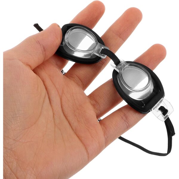 VICASKY Set 4 Miniature Occhialini da Nuoto per Bambole Accessori Creativi