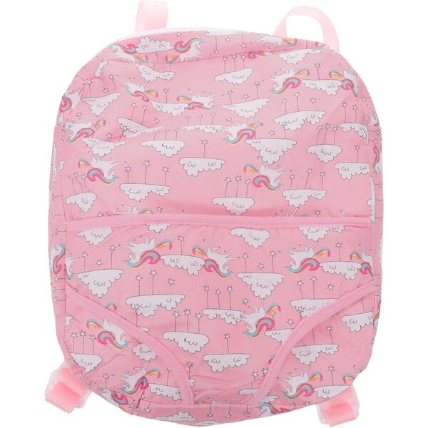 Gatuida Sac de Transport für Puppen 45 cm mit verstellbarem Harnais Pink