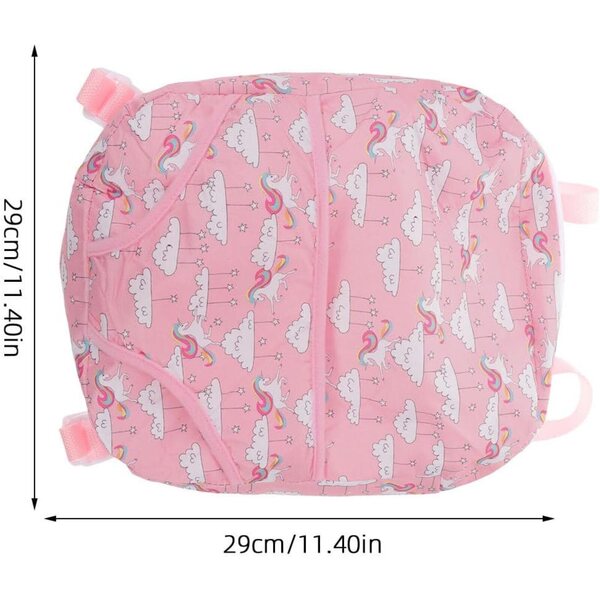 Gatuida Sac de Transport für Puppen 45 cm mit verstellbarem Harnais Pink