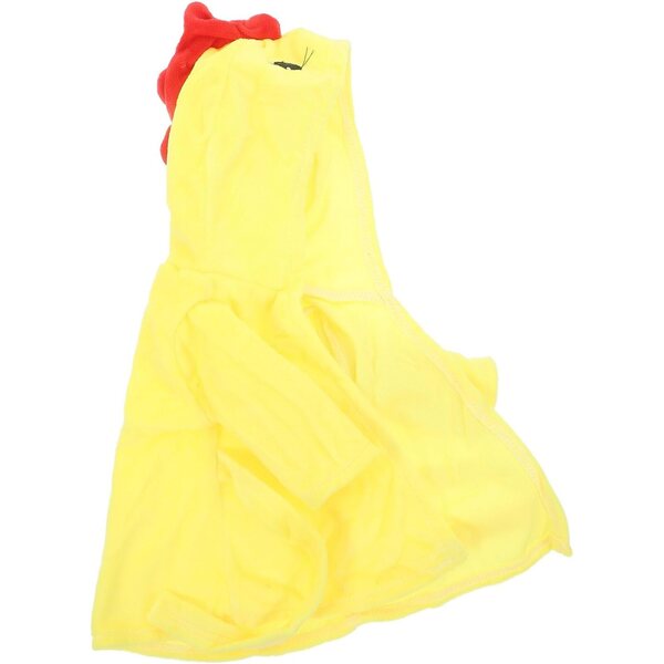 Gatuida Pigiama in Peluche Giallo per bambole 45cm - Vestiti Morbidi e Lavabili