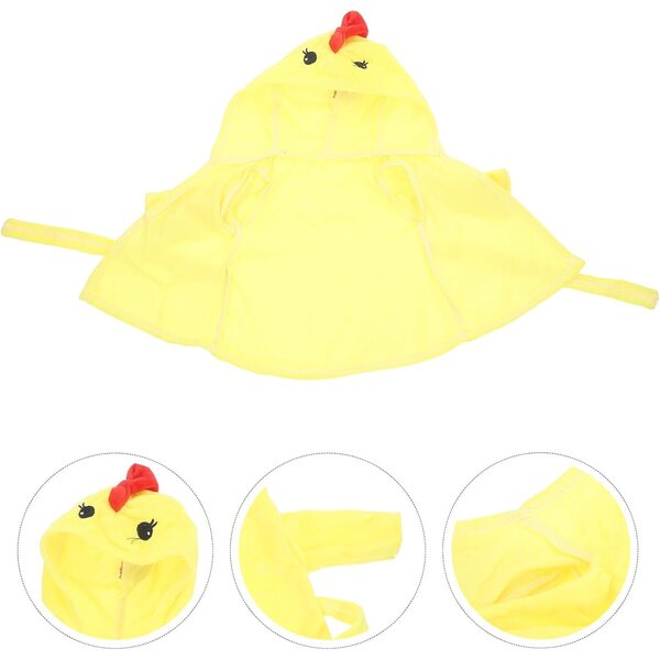 Gatuida Pigiama in Peluche Giallo per bambole 45cm - Vestiti Morbidi e Lavabili