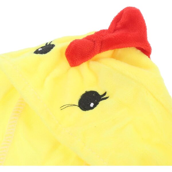 Gatuida Pigiama in Peluche Giallo per bambole 45cm - Vestiti Morbidi e Lavabili