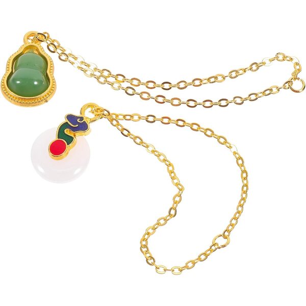 Gatuida Set 2 Collane Miniature per Bambole Accessori Moda per Bambine