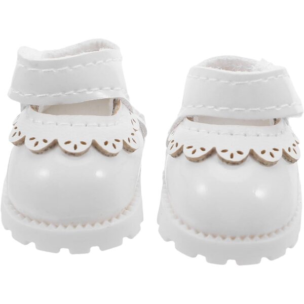 Scarpe Bianche per Bambole 17 cm Gatuida – Mini Scarpe Comfort e Stile Moderno