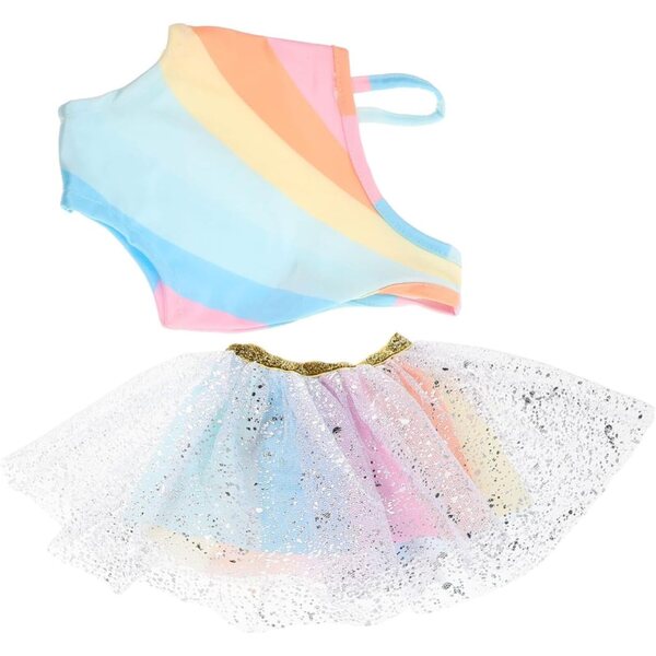 Gatuida Tutu Pastello per Bambole 18" - Costume di Balletto Morbido e Resistente