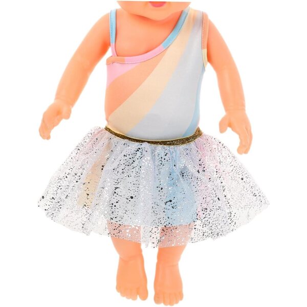 Gatuida Tutu Pastello per Bambole 18" - Costume di Balletto Morbido e Resistente