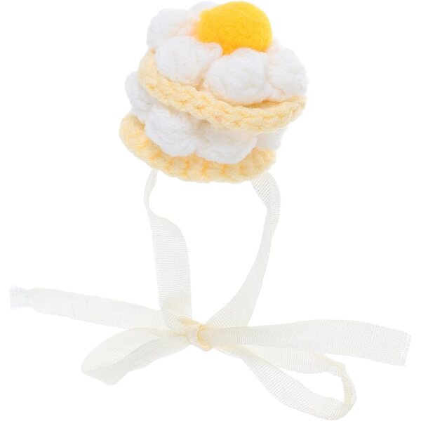 VICASKY Mini handgemachte Häkelmütze für Puppen – elegantes und weiches Accessoire
