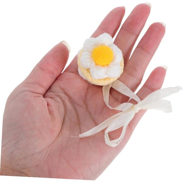 VICASKY Mini cappello fatto a mano all'uncinetto per bambole - Accessorio Elegante e Morbido