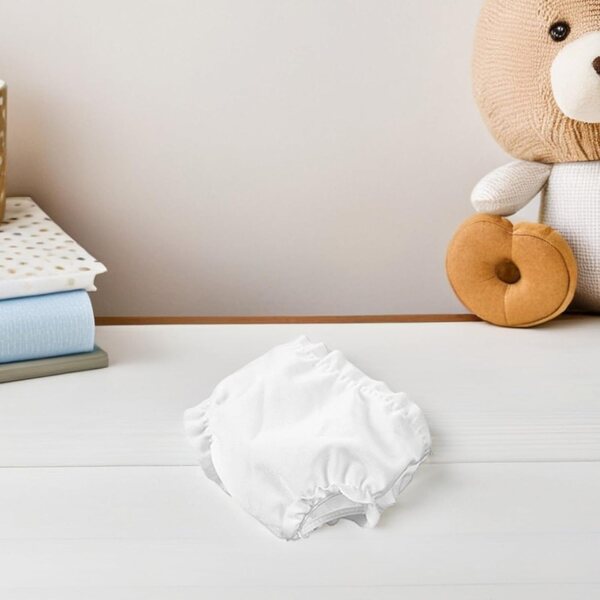 Gatuida Set 20 Pezzi Pannolini e Intimo per bambole Reborn Bianco in Tessuto Morbido