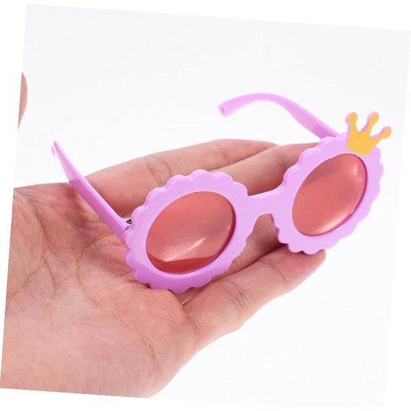 Gatuida 5 Paia di Occhiali da Sole Miniature in Plastica per Bambole e DIY