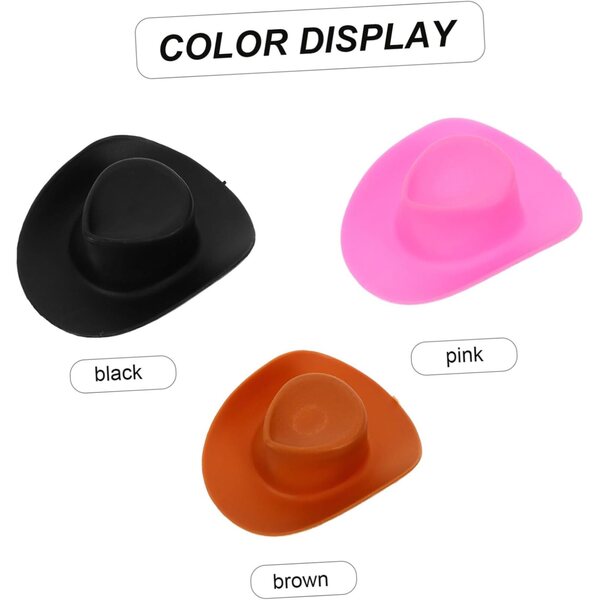 Gatuida 30 Mini Cappelli Cowboy Colorati per Pupazzi e Decorazioni Artigianali