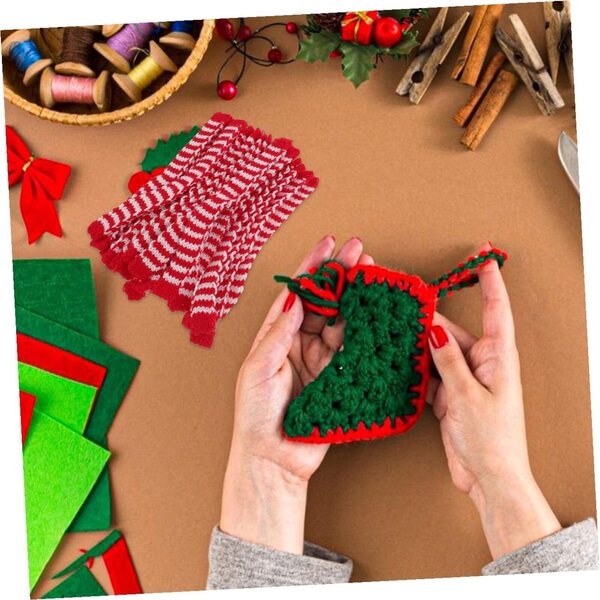 VICASKY 20 rote Mini-Schals für Puppen und Spielzeug, flexible Deko-Accessoires