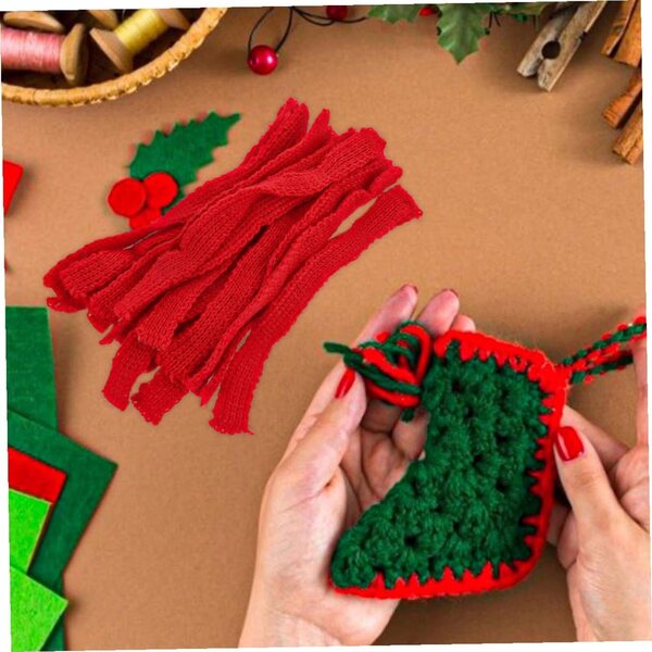 VICASKY 20 rote Mini-Schals für Puppen und Spielzeug, flexible Deko-Accessoires