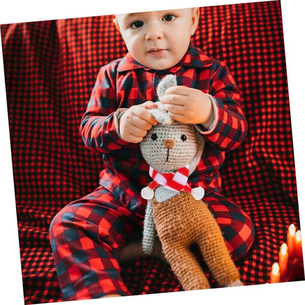 VICASKY 12 bunte Mini-Deko-Schals für Puppen und Weihnachtsschmuck