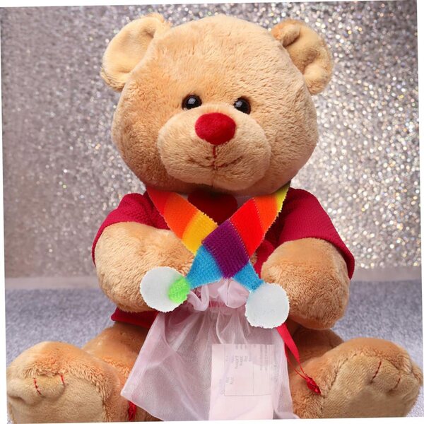 VICASKY 12 bunte Mini-Deko-Schals für Puppen und Weihnachtsschmuck