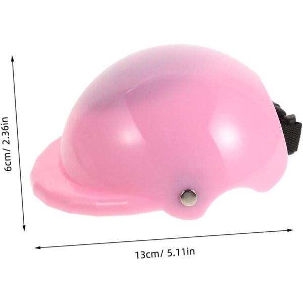 Gatuida-Helme für 18-Zoll-Puppen – Set mit 2 rosa Sporthelmen für fantasievolles Spielen