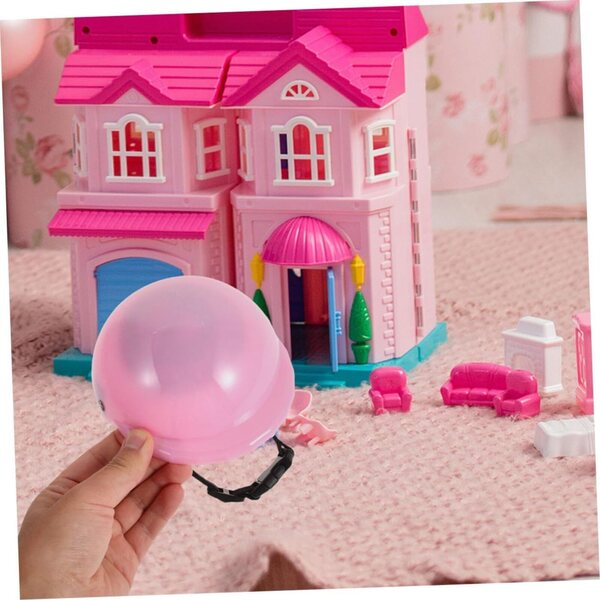 Gatuida-Helme für 18-Zoll-Puppen – Set mit 2 rosa Sporthelmen für fantasievolles Spielen