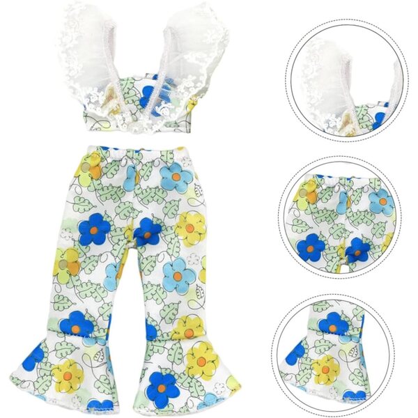 Gatuida-Kleidung für 14,5-Zoll-Puppen aus Stoff, komplettes Party-Set