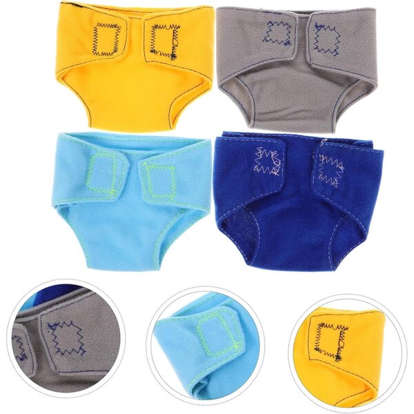 Gatuida 4 pezzi Couches per bambole in tessuto realistici per gioco da bimba e bimbo