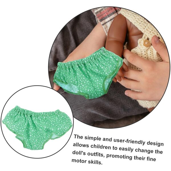 Gatuida Culottes per bambole Set 4 Pezzi Accessori Biancheria Intima per Bambole 45,7 cm