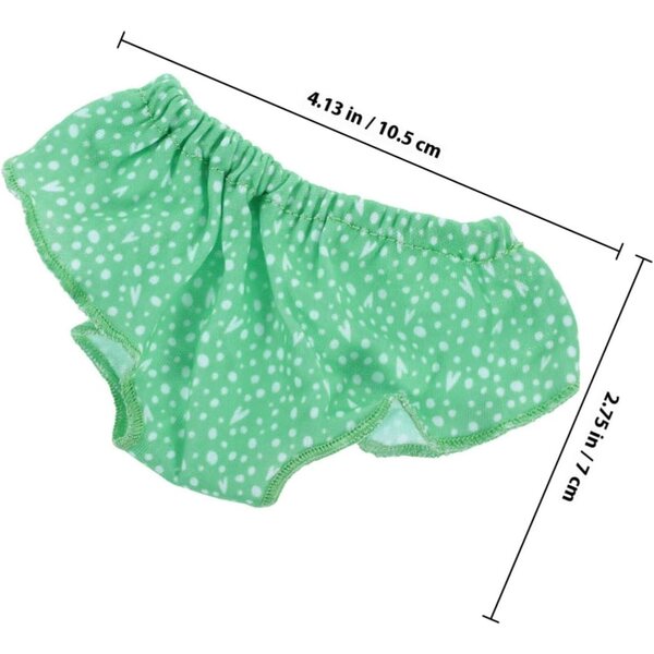 Gatuida Culottes per bambole Set 4 Pezzi Accessori Biancheria Intima per Bambole 45,7 cm