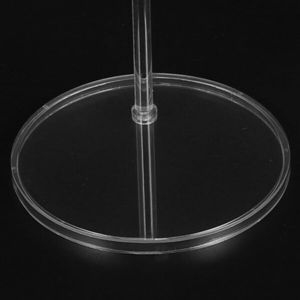 Gatuida verstellbare transparente Halterung für Puppen und Figuren 30 cm, 4-teiliges Set