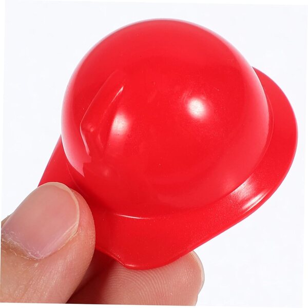 Mini caschi da cantiere per bambole Gatuida in polypropylene colorati, set da 40 pezzi