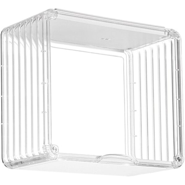 Naroote-Puppenvitrine mit Magnettür aus widerstandsfähigem und geräumigem PS