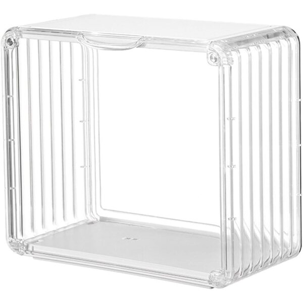 Naroote-Puppenvitrine mit Magnettür aus widerstandsfähigem und geräumigem PS