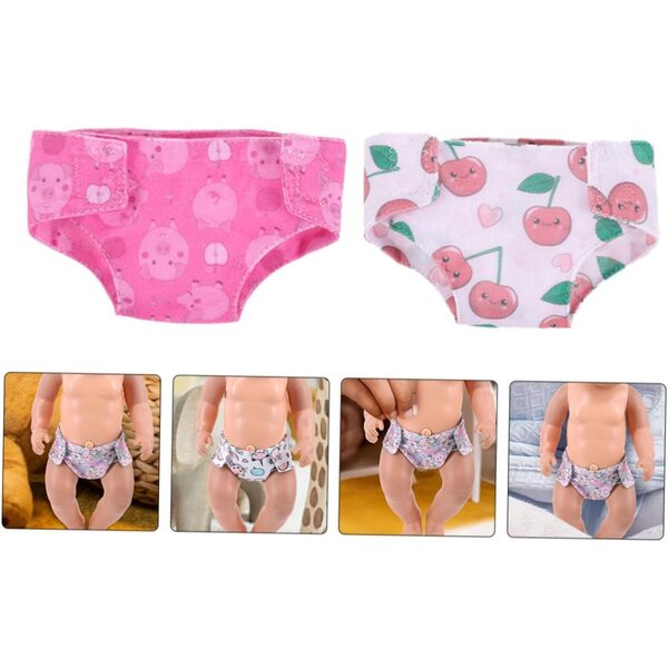 Gatuida 2 Culottes per Bambole 18 Pollici, Sottovesti Leggeri e Lavabili per Bambole